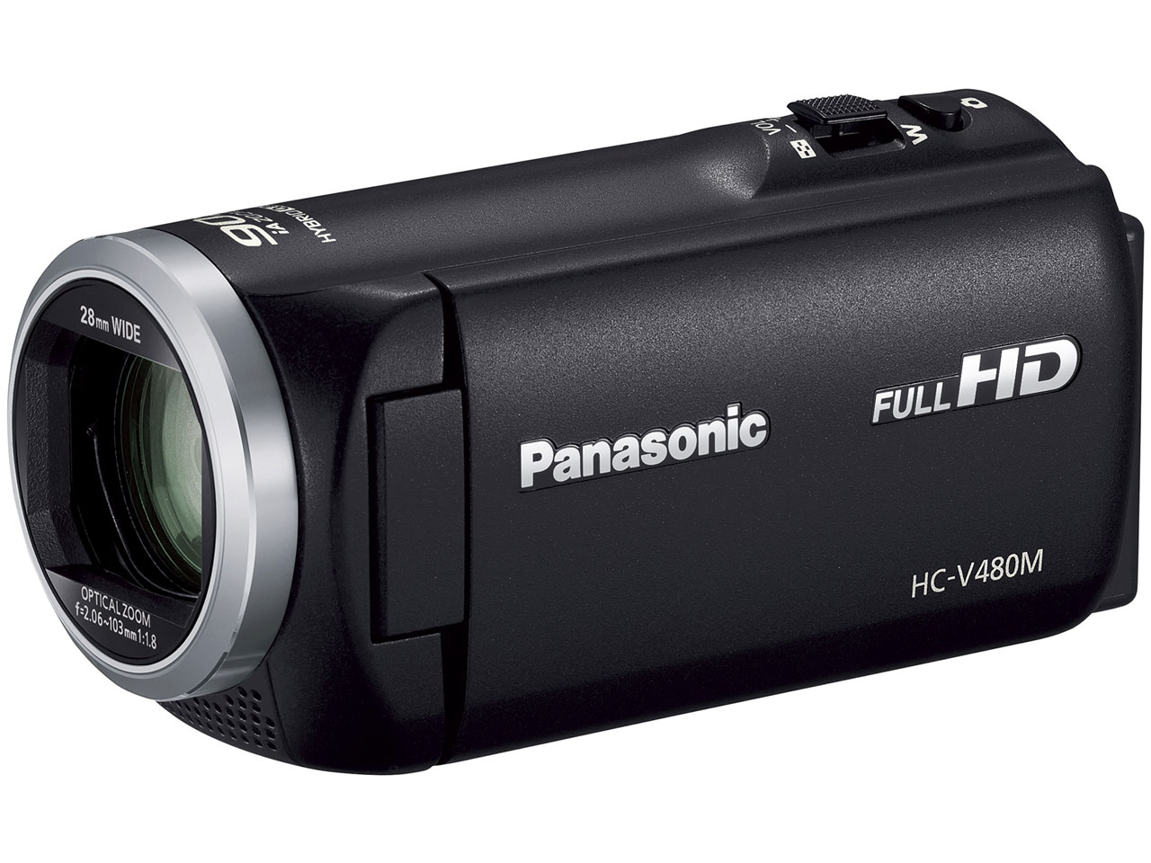 Panasonic HC-V480MS ホワイト ビデオカメラ 概要 デジタルハイビジョンビデオカメラ HC-V480MS | デジタル