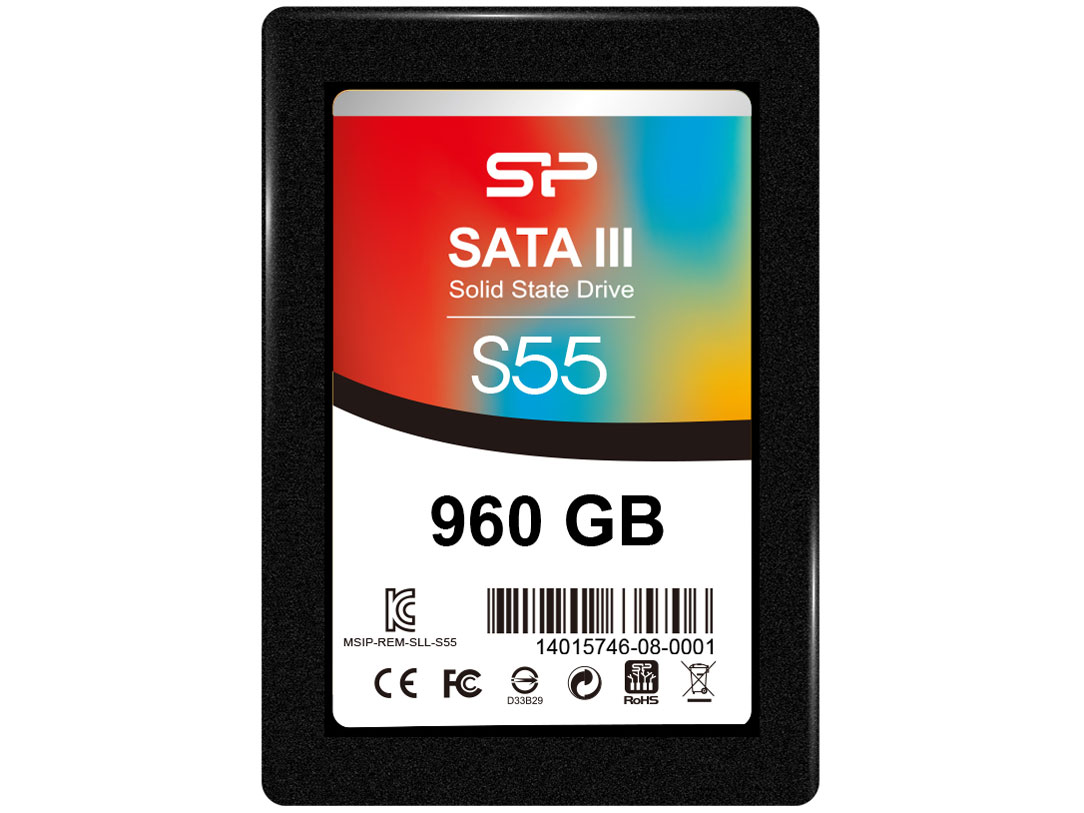 Slim S55 SP960GBSS3S55S25 [�u���b�N] �̐��i�摜