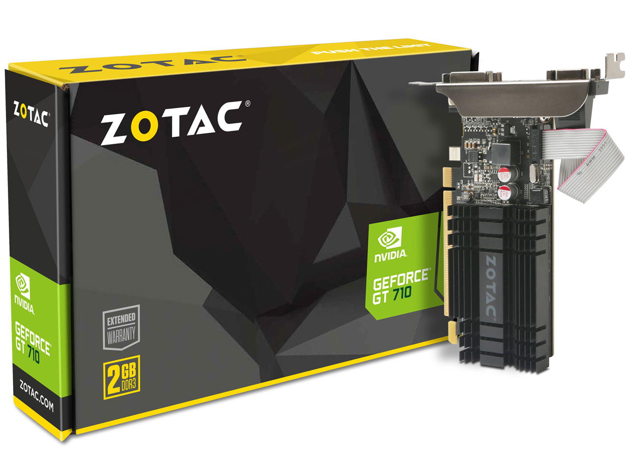 ZOTAC GT 710 2GB DDR3 LP ZTGT710-2GD3LP001/ZT-71302-20L [PCIExp 2GB] �̐��i�摜