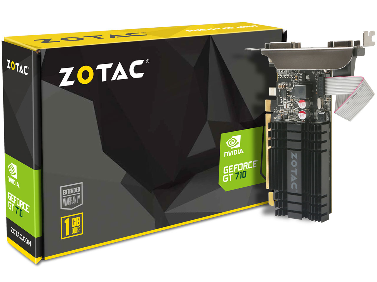 ZOTAC GT 710 1GB DDR3 LP ZTGT710-1GD3LP001/ZT-71301-20L [PCIExp 1GB] �̐��i�摜