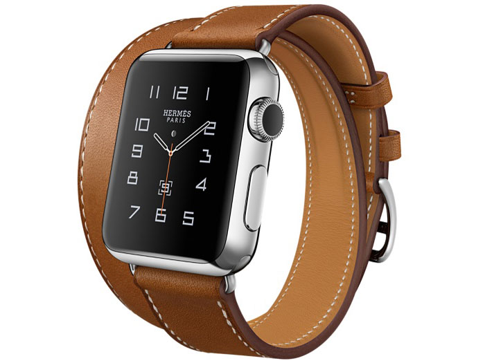 Apple Watch Hermes 38mm S/M�T�C�Y �h�D�u���g�D�[�� MLC02J/A [���H�[�E�o���j�A(�t�H�[��)���U�[�X�g���b�v] �̐��i�摜