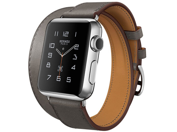 Apple Watch Hermes 38mm L�T�C�Y �h�D�u���g�D�[�� MLXC2J/A [���H�[�E�X�E�B�t�g(�G�^��)���U�[�X�g���b�v] �̐��i�摜