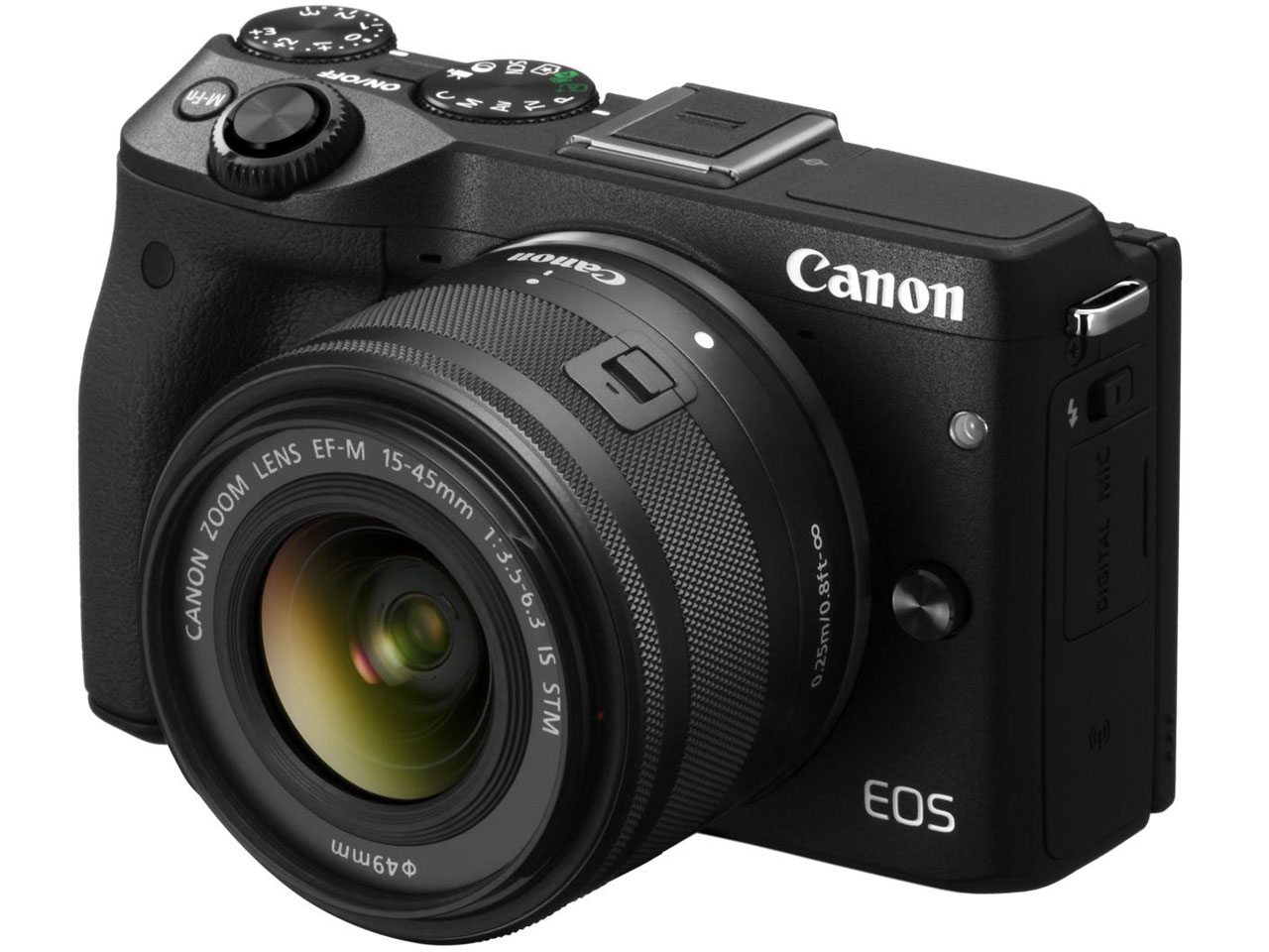 EOS M3 EF-M15-45 IS STM �����Y�L�b�g [�u���b�N]