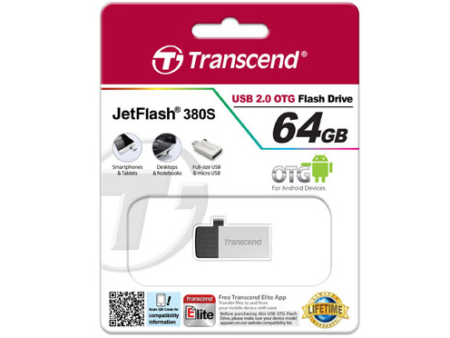 JetFlash 380 TS64GJF380S [64GB Silver]