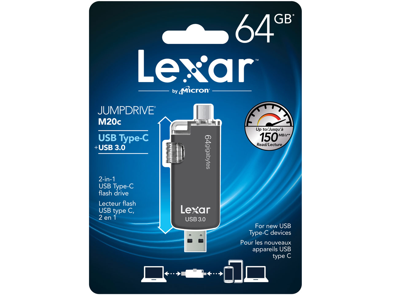 JumpDrive M20c LJDM20C-64GBBJP [64GB]