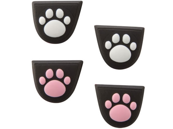 CYBER�EL2/R2�{�^���J�o�[ �˂��ɂ��(PS4�p) CY-P4LRBC-BK [��] �̐��i�摜