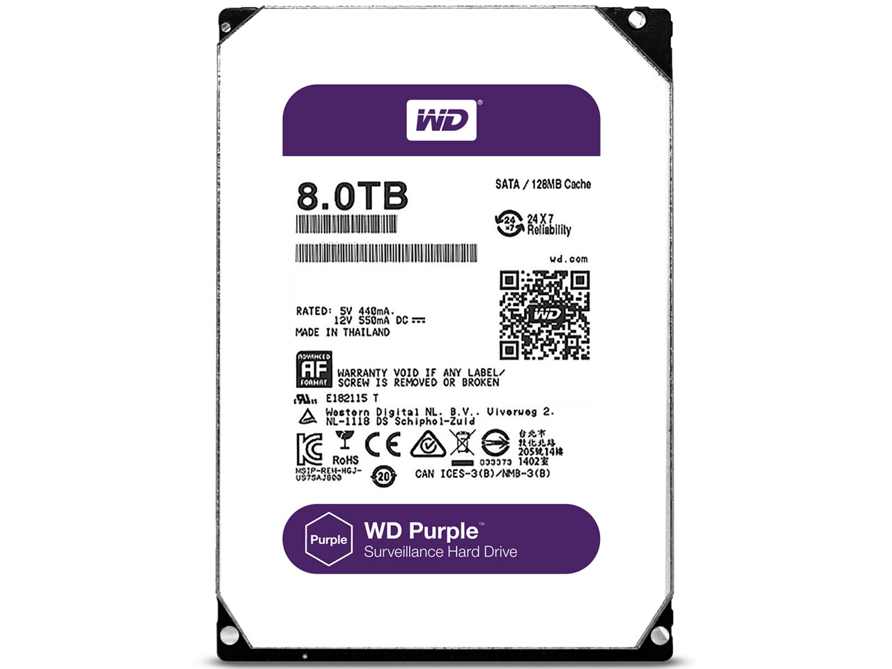 WD80PUZX [8TB SATA600 5400] �̐��i�摜