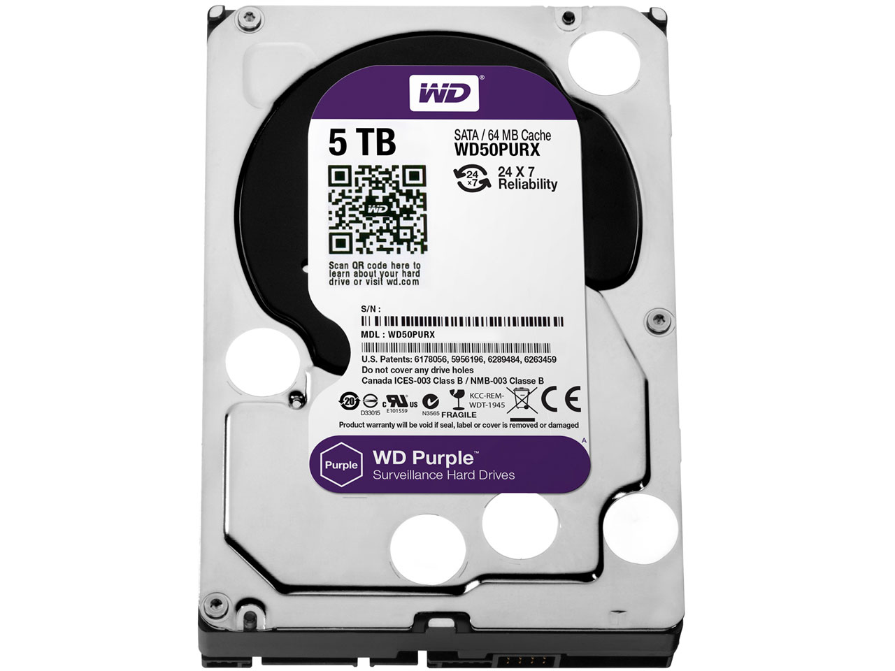 WD50PURX [5TB SATA600] �̐��i�摜