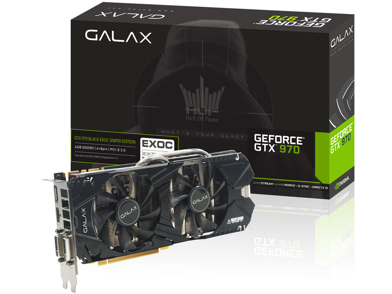 GALAX GF PGTX970/4GD5 EXOC SNIPER [PCIExp 4GB] �̐��i�摜