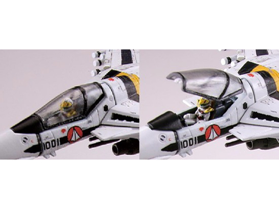 �ZMIX �ZMCR03 ������v�ǃ}�N���X 1/144 VF-1S 2���[�h�Z�b�g