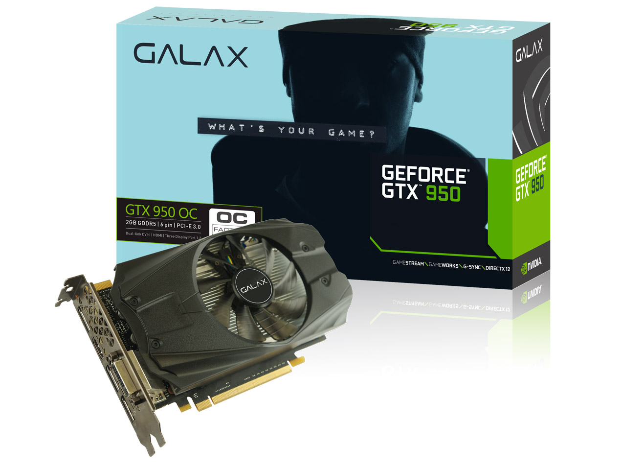 GALAX GF PGTX950-OC/2GD5 [PCIExp 2GB] �̐��i�摜