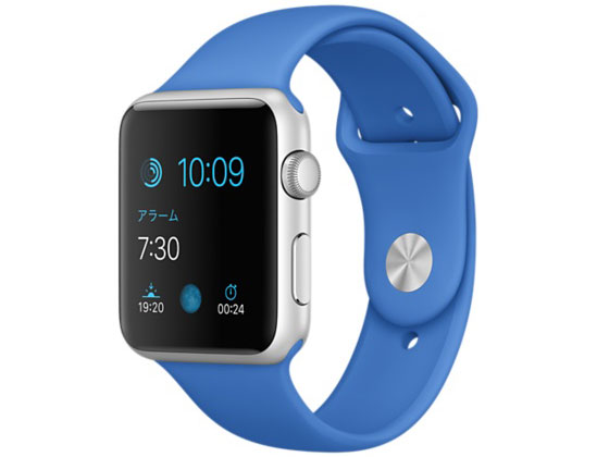 Apple Watch Sport 42mm MMFM2J/A [���C�����u���[�X�|�[�c�o���h] �̐��i�摜