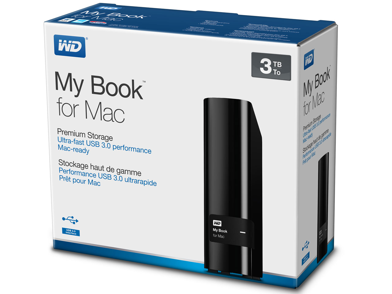 �w�p�b�P�[�W�x My Book for Mac WDBYCC0030HBK �̐��i�摜