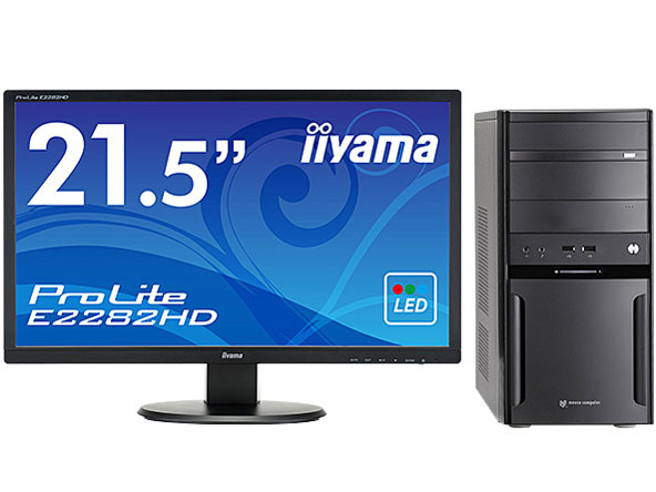 LUV MACHINES LM-iH321S2-SSD-P22W Core i5/SSD/21.5�^�t���Z�b�g���f�� �̐��i�摜