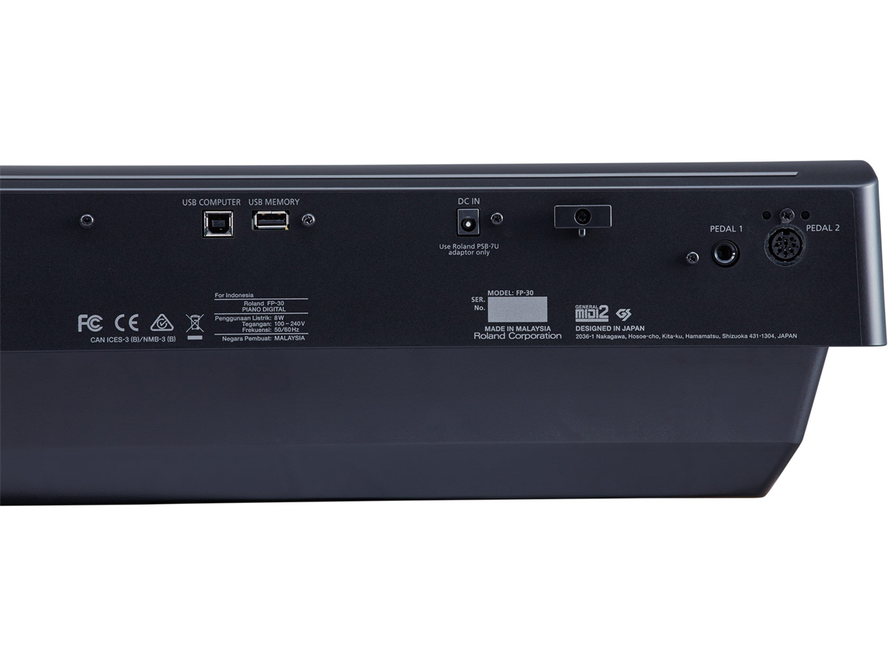 Roland Piano Digital FP-30-BK [�u���b�N]