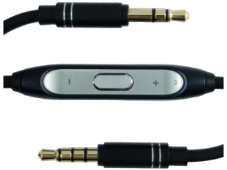 PM-3 Portable Cable for iPhone OPP-CA-PM3-IB �~�j�v���O�̃~�j�v���O(4��) [Black 1.2m] �̐��i�摜