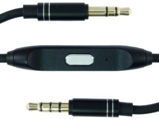 PM-3 Portable Cable for Android OPP-CA-PM3-AB �~�j�v���O�̃~�j�v���O(4��) [Black 1.2m] �̐��i�摜