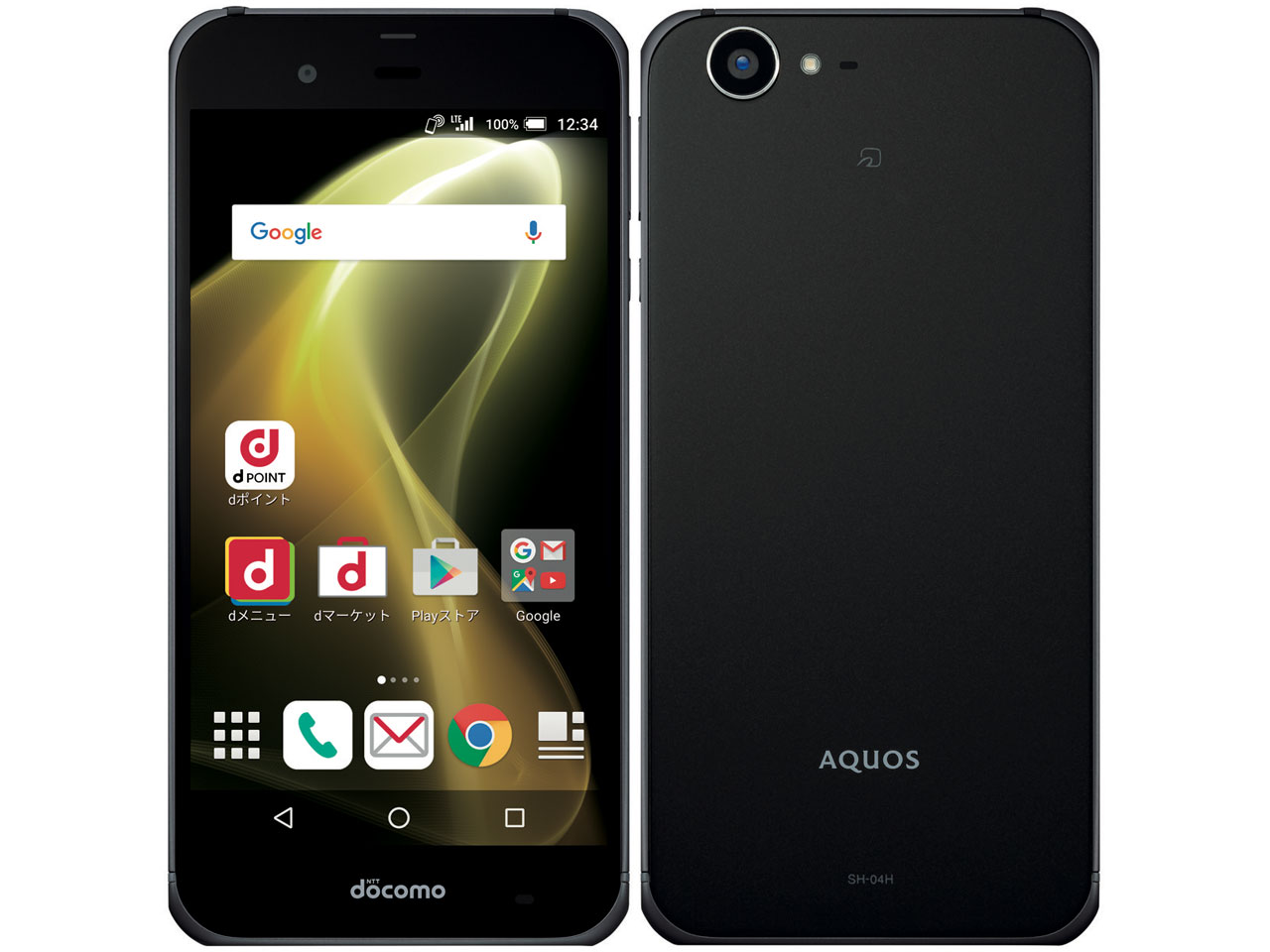 AQUOS ZETA SH-04H docomo [Black] �̐��i�摜