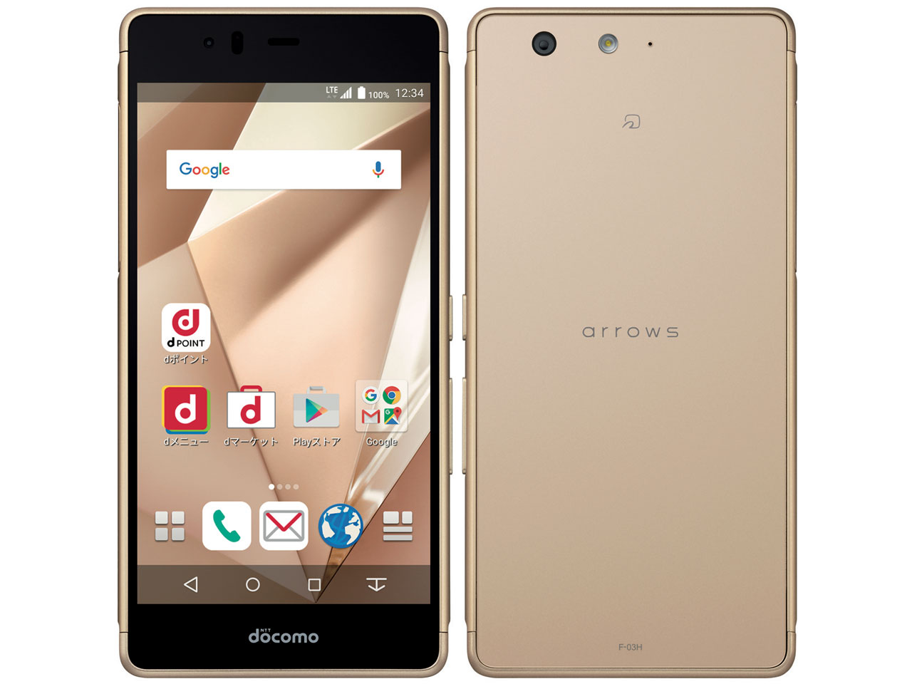 arrows SV F-03H docomo [Gold] �̐��i�摜