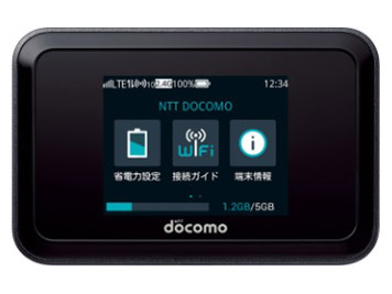 Wi-Fi STATION HW-01H [Black] �̐��i�摜