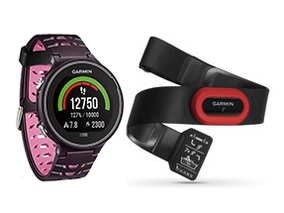 ForeAthlete630J �n�[�g���[�g�Z���T�[HRM-Run�Z�b�g [MarsalaPink]