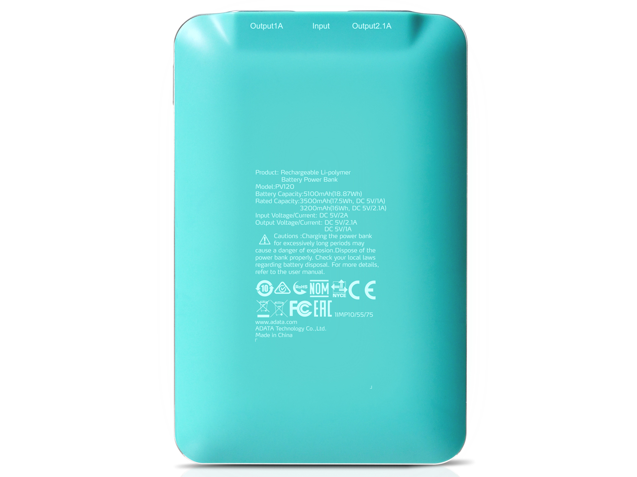 Power Bank APV120-5100M-5V-CBL [�u���[]