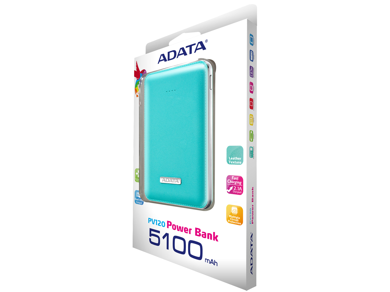 Power Bank APV120-5100M-5V-CBL [�u���[]