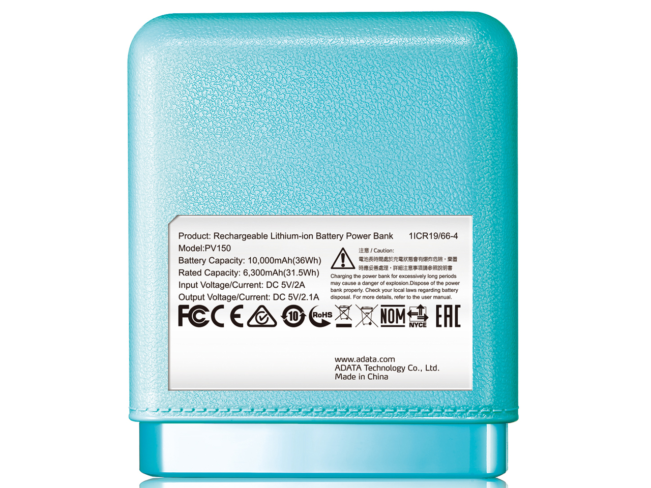 Power Bank APV150-10000M-5V-CBL [�u���[]