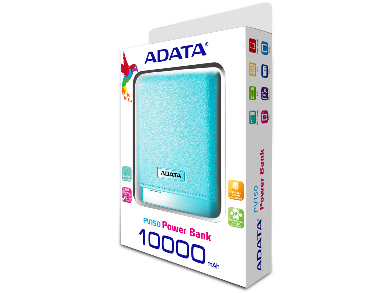 Power Bank APV150-10000M-5V-CBL [�u���[]