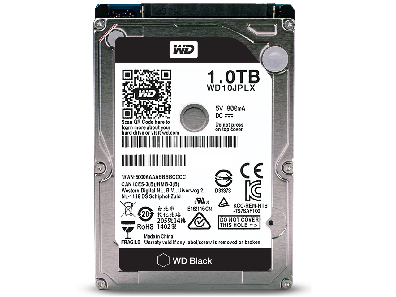 WD10JPLX [1TB 9.5mm] �̐��i�摜