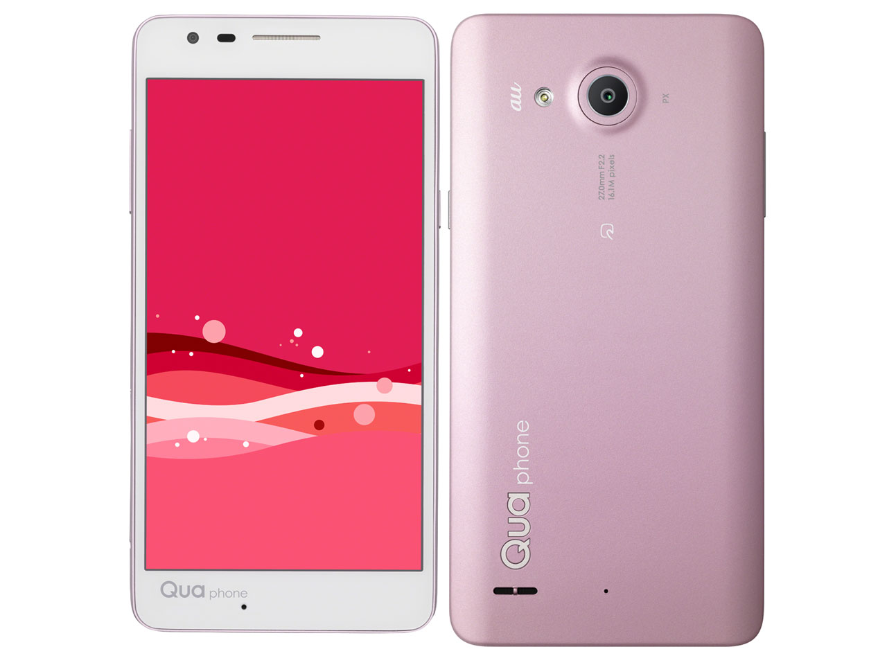 Qua phone PX au [�s���N] �̐��i�摜