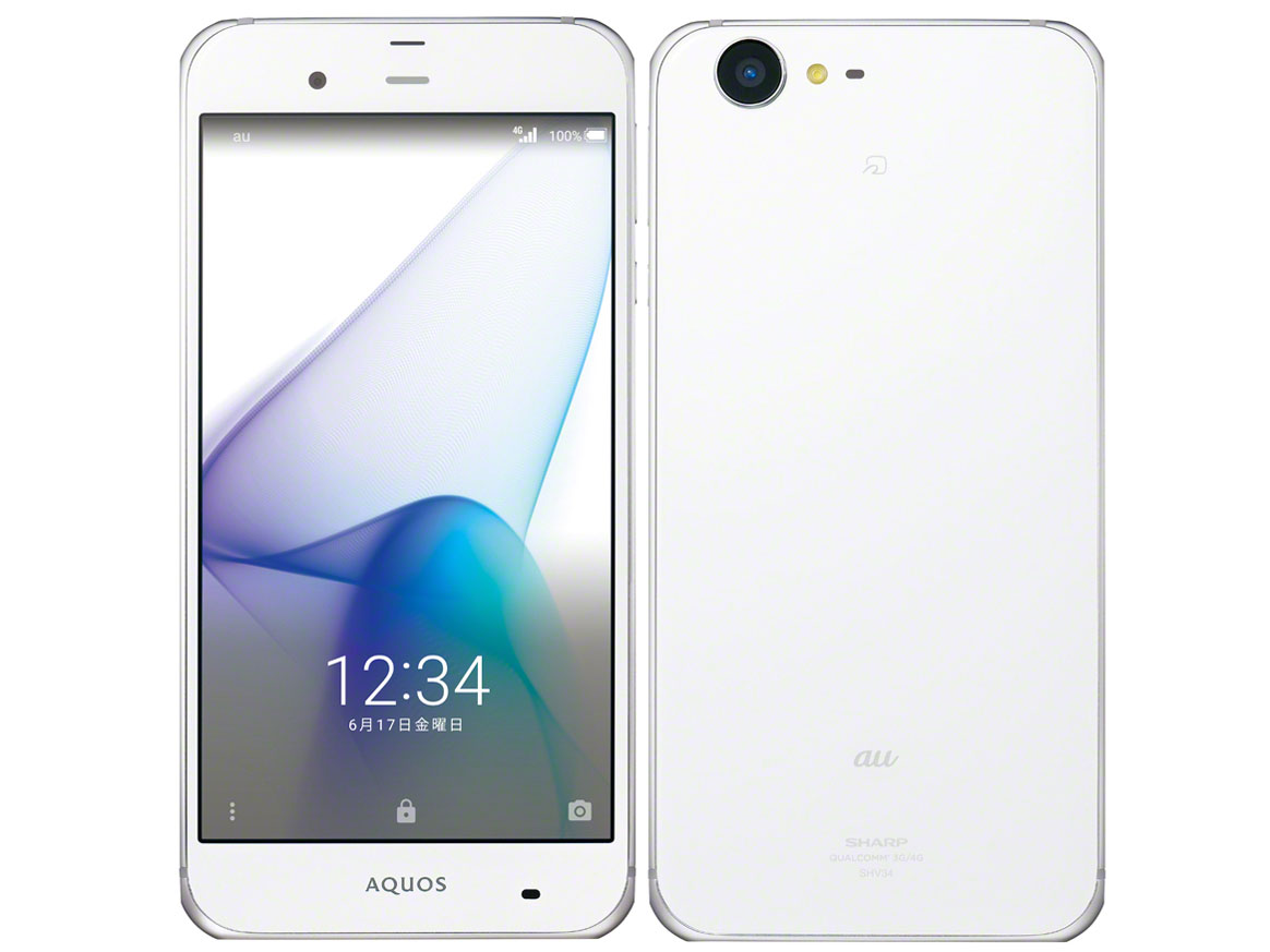AQUOS SERIE SHV34 au [�z���C�g] �̐��i�摜