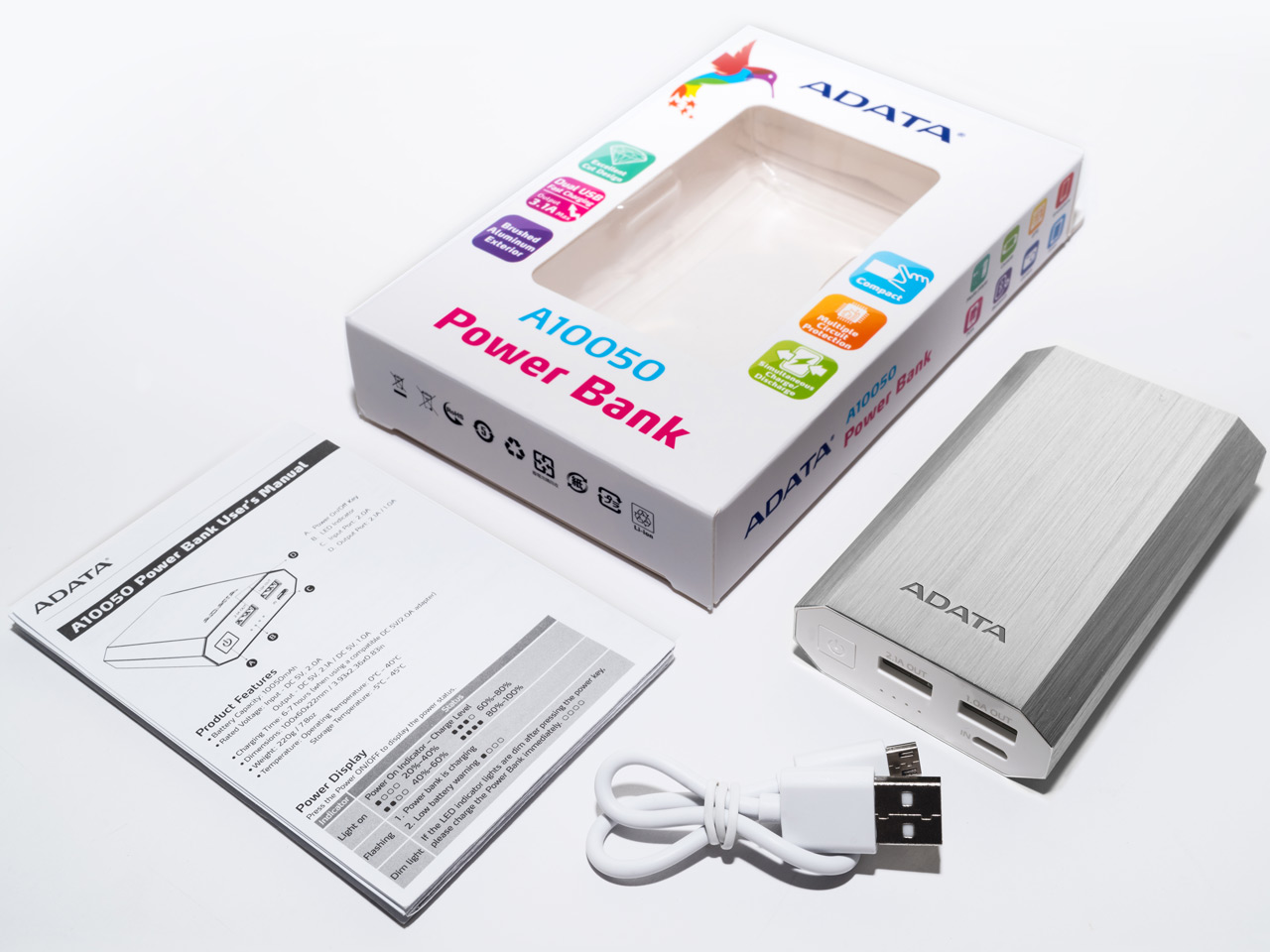 Power Bank AA10050-5V-CSV [�V���o�[]