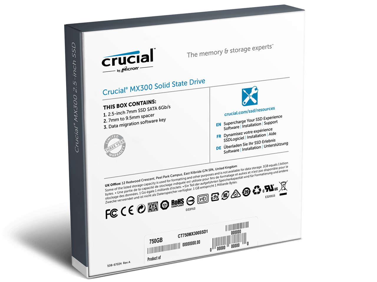 MX300 CT750MX300SSD1