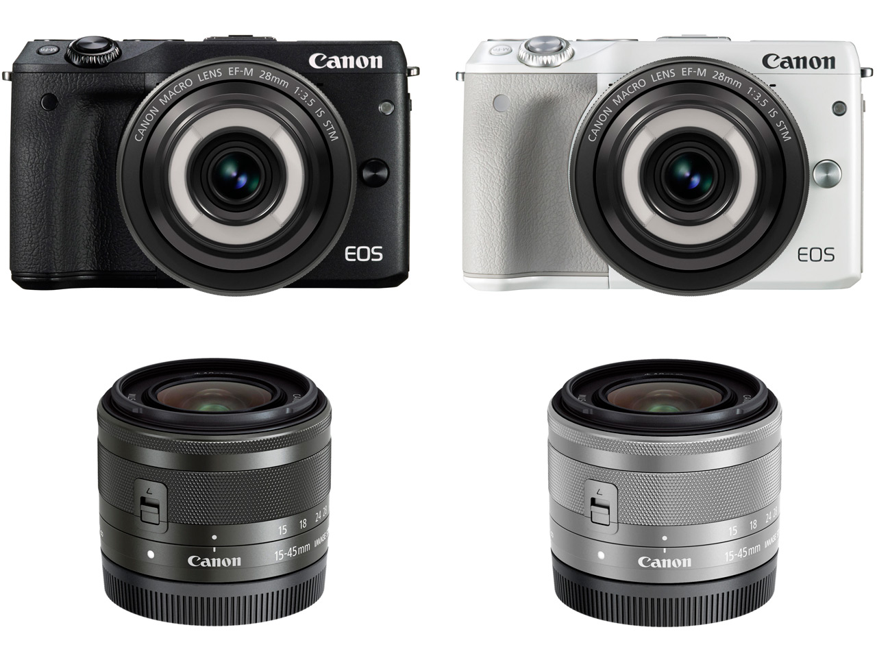 EOS M3 �N���G�C�e�B�u�}�N�� �_�u�������Y�L�b�g [�u���b�N]