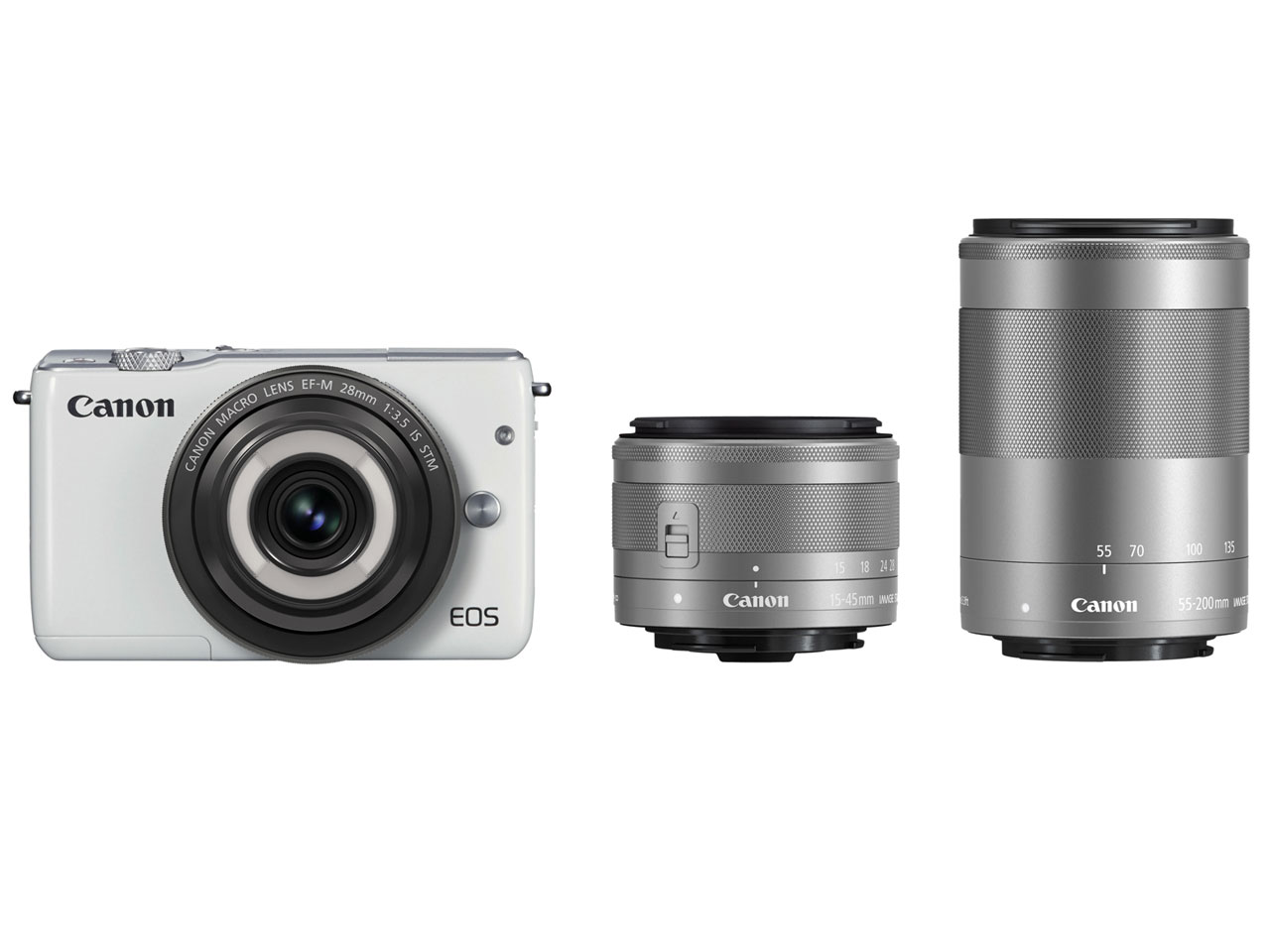 EOS M10 �N���G�C�e�B�u�}�N�� �g���v�������Y�L�b�g �̐��i�摜