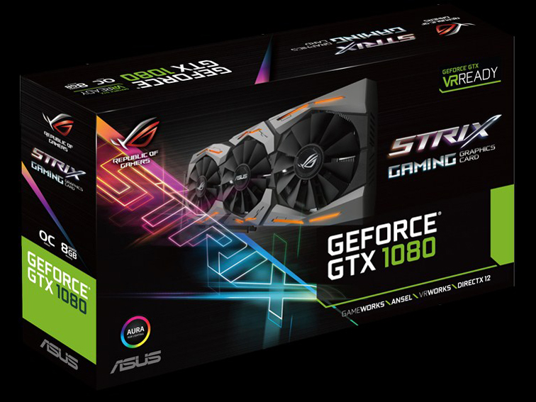 ROG STRIX-GTX1080-O8G-GAMING [PCIExp 8GB]