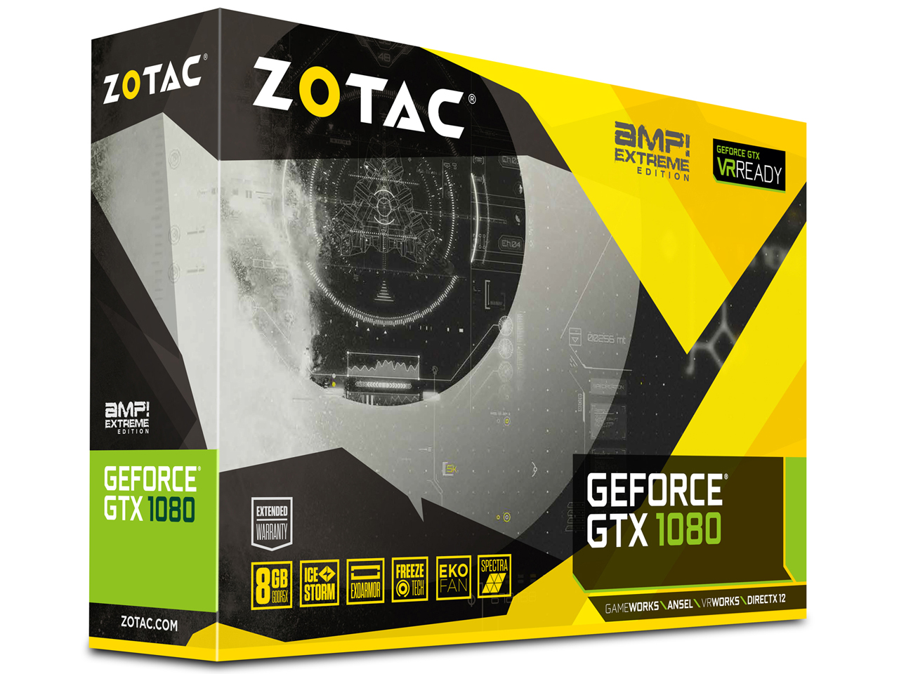 ZOTAC GeForce GTX 1080 AMP Extreme ZT-P10800B-10P [PCIExp 8GB]