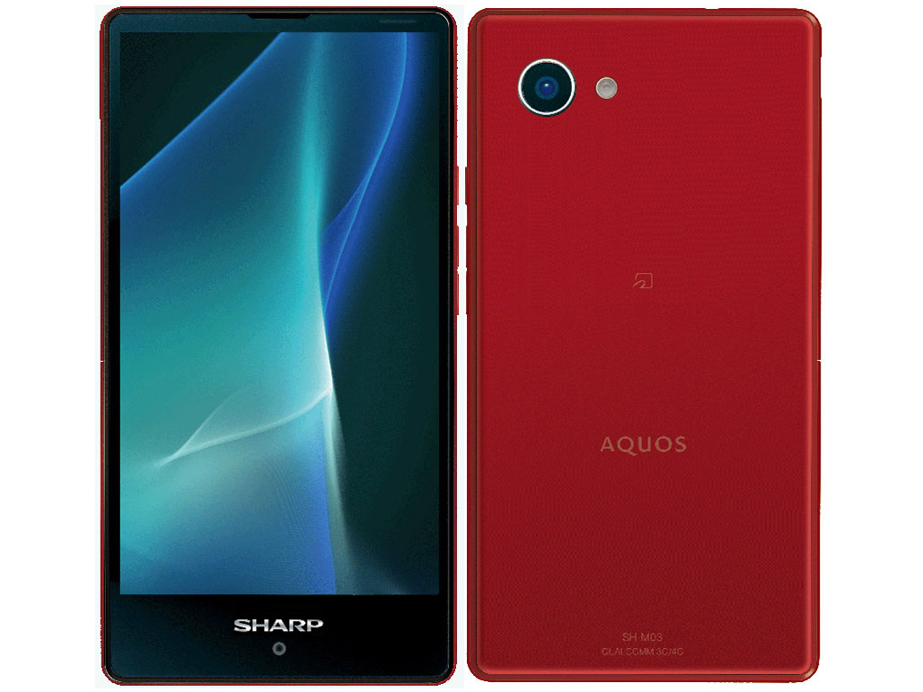 AQUOS mini SH-M03 SIM�t���[ [Red] �̐��i�摜
