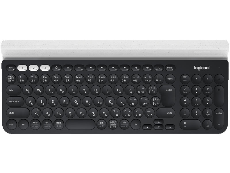 K780 Multi-Device Bluetooth Keyboard [�u���b�N/�z���C�g]