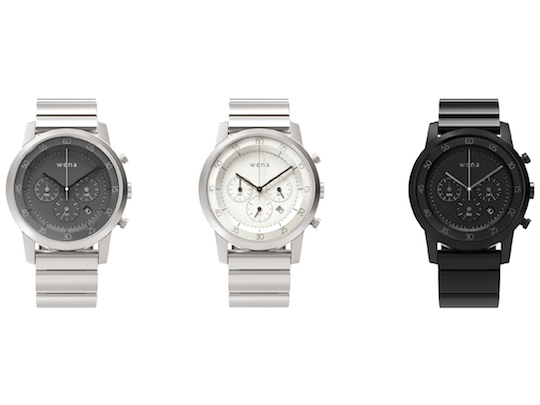 wena wrist Chronograph WN-WC01S [�V���o�[]