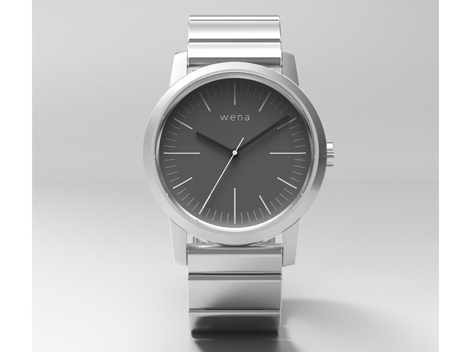 wena wrist Three Hands WN-WT01S [�V���o�[] �̐��i�摜