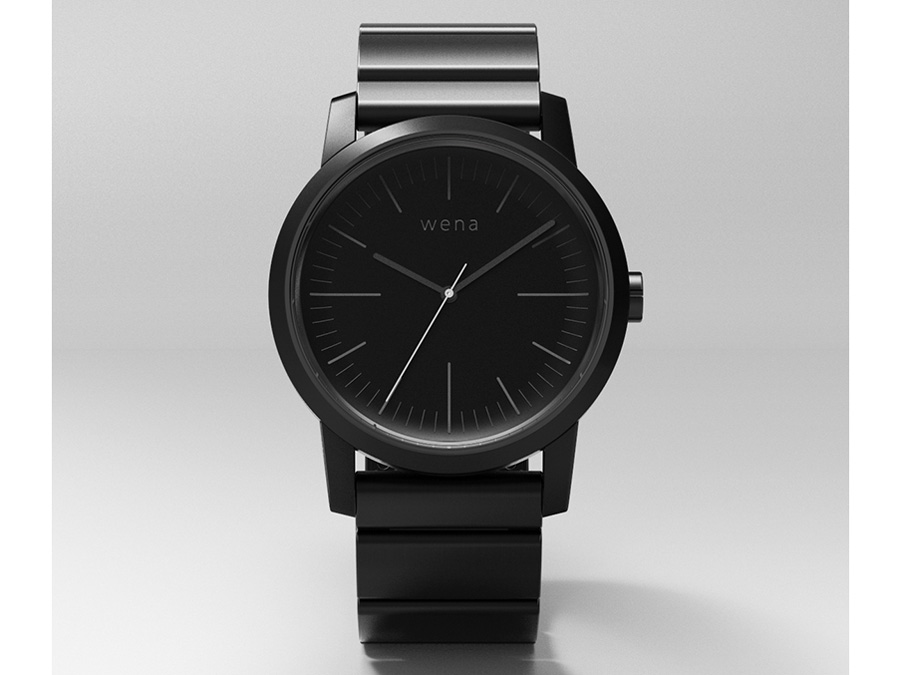 wena3 l WNW-B21 ソニー　ウェナ　ブラック SONY wena wrist Three Hands WN-WT01B [プレミアムブラック