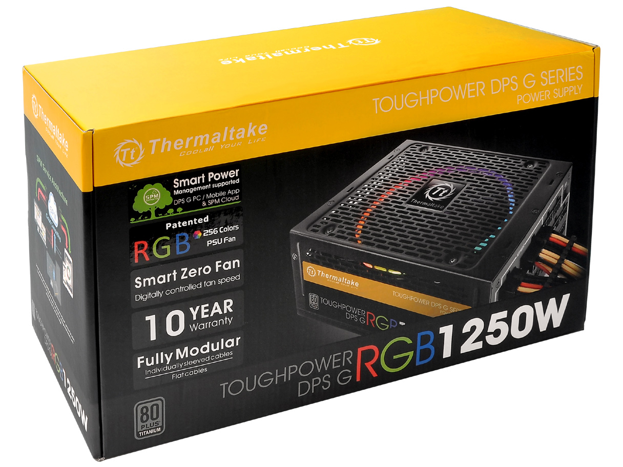 Toughpower DPS G Digital 1250W RGB FAN TITANIUM PS-TPG-1250DPCTJP-T [Black]