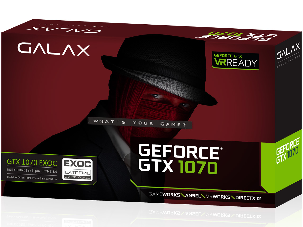 GALAX GF PGTX1070-EXOC/8GD5 [PCIExp 8GB]