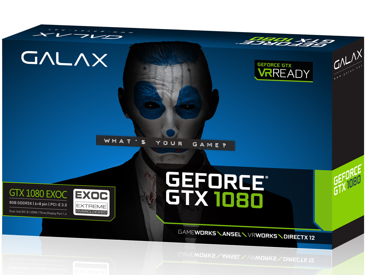GALAX GF PGTX1080-EXOC/8GD5 [PCIExp 8GB]
