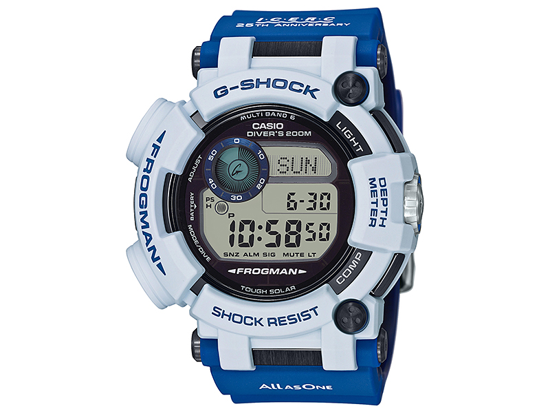G-SHOCK �t���b�O�}�� LOVE THE SEA AND THE EARTH �A�C�T�[�`�E�W���p�� 25TH ANNIVERSARY ���胂�f�� GWF-D1000K-7JR �̐��i�摜