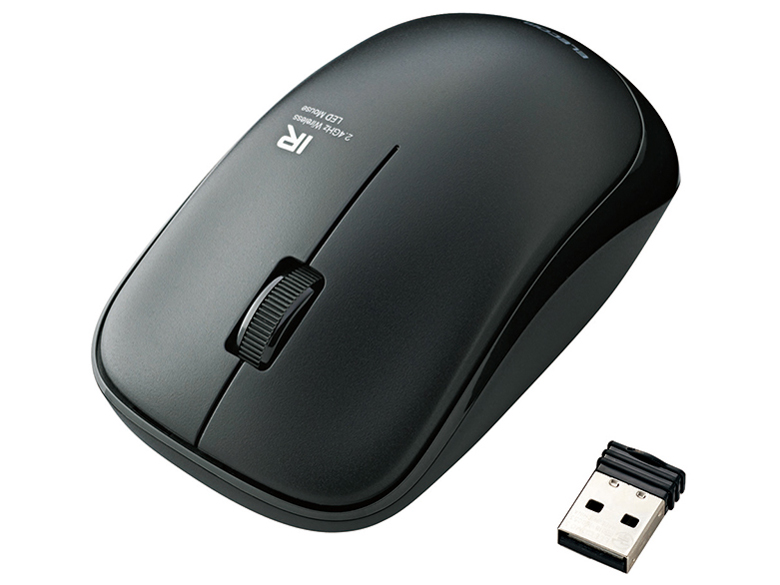 ELECOM - ELECOM製　ワイヤレス3ボタンIR LEDマウス M-IR07DRRD　レッド Amazon.co.jp: エレコム マウス ワイヤレス (レシーバー付属) M