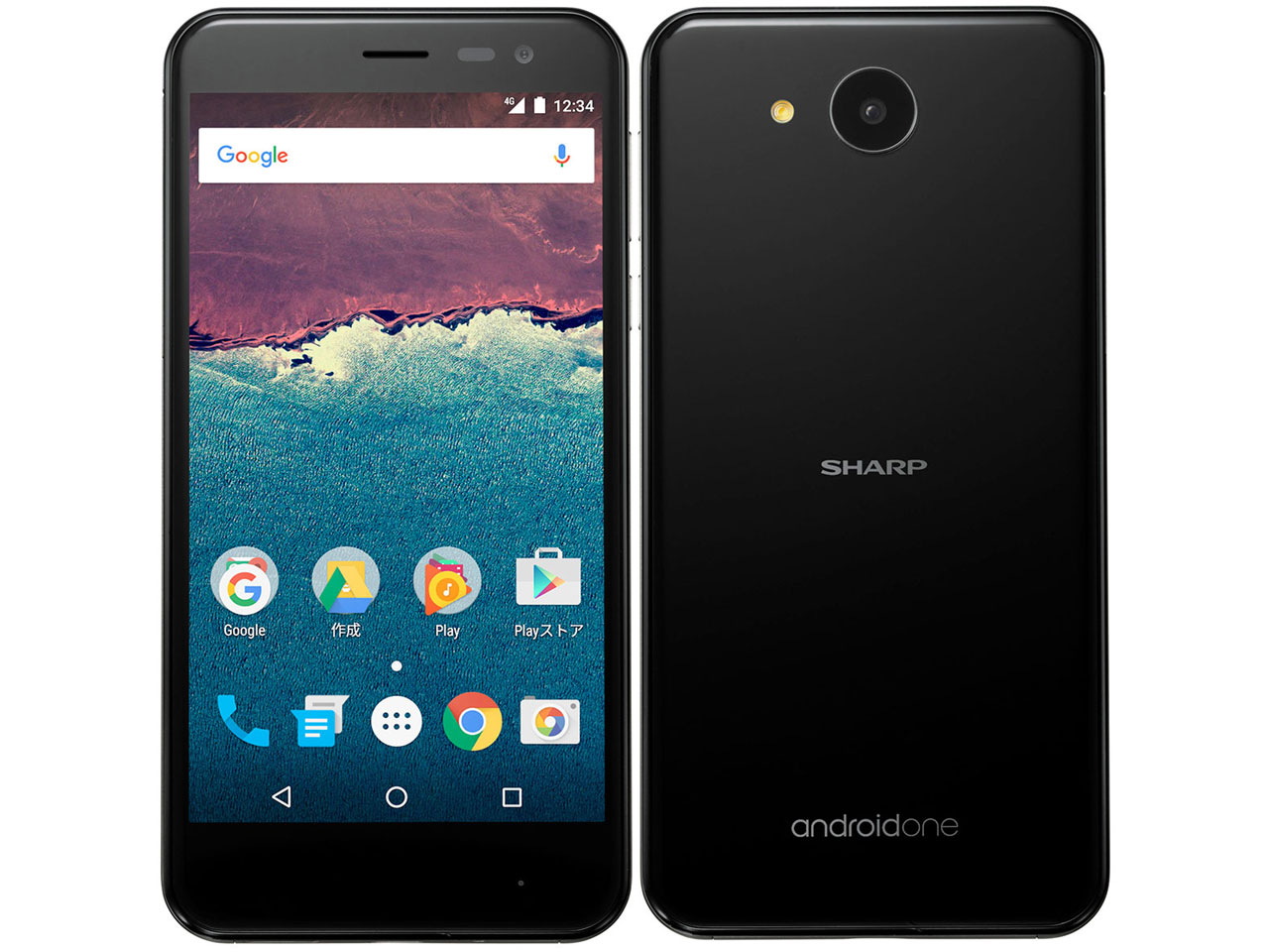 507SH Android One ���C���o�C�� [�u���b�N] �̐��i�摜