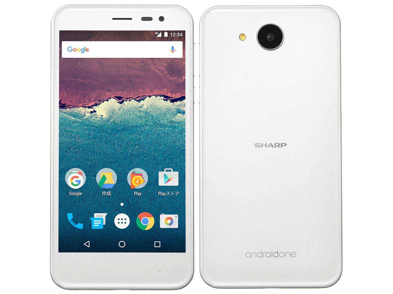 507SH Android One ���C���o�C�� [�z���C�g] �̐��i�摜